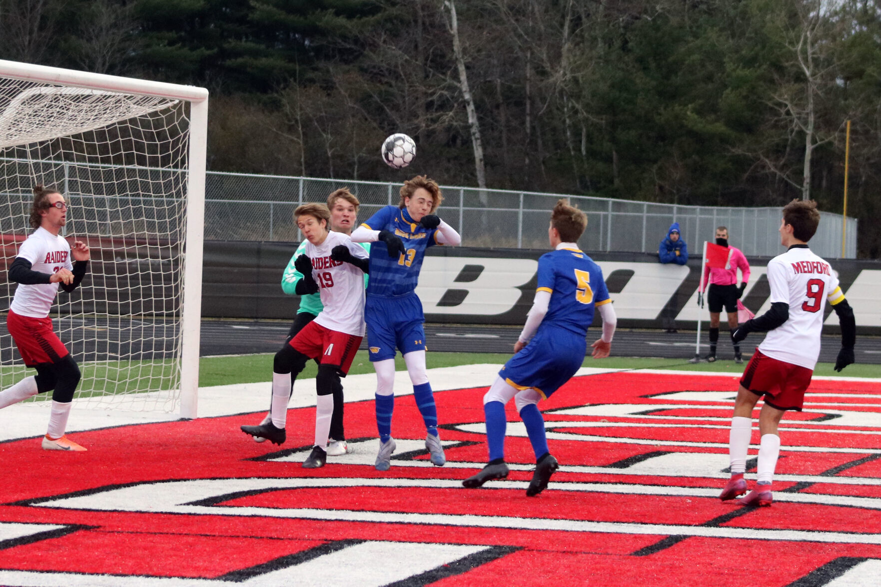 Rice Lake boys soccer Division 2 sectionals vs. Medford 10-31-20